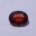 1.55 ct. Natürlicher roter ovaler 7.8 x 6 mm Tansania Zirkon