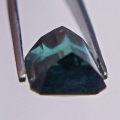 Bild 3 von 1.44 ct. Augenreiner bläulich grüner 6 x 6.3 mm Indigolith Turmalin