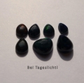 Bild 2 von 2.01 ct. 7 Pieces of  black oval 7 x 5 to 5 x 3 mm Multi Color Opal