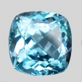 16 ct. VVS ! Toller 14.2 x 14.2 mm Swiss Blue Topas.