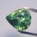 6.00ct Untreated green 13 x 11 mm Brazil Apatite-Pear