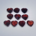 Bild 2 von 3.00 ct. 10 beatiful garnet heart gemstones from Mosambique