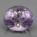 6.75 ct Untreated oval Light Violet 12.5 x 10.4 mm Brazilian Amethyst