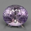 6.75 ct  Unbehandelter ovaler Light Violetter 12.5 x 10.4 mm Brasilien Amethyst