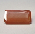 8.14 ct. Orange-red 18.2 x 9.4 mm Andesin Oktagon