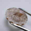 Bild 2 von 13.35ct ! Klasse ovaler 22.6 x 16.3 mm Rutil Quartz