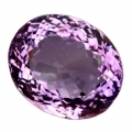 54.38 ct VVS! Riesiger ovaler 25 x 21  mm Bolivien Amethyst