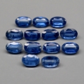 4.04 ct. 13 pieces calibrated oval 5 x 3 mm Sri Lanka Kyanite