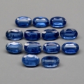 4.04 ct. 13 Stück kalibrierte ovale 5 x 3 mm Sri Lanka Kyanite