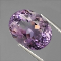 9.95 ct. VS! Light Violette oval 15.8 x 12 mm Brazil Amethyst