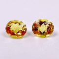 Bild 3 von 3.51 ct. VVS! Noble Pair of natural oval Brazil Gold Beryll Gemstones