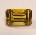 Bild 1 von 19.60 ct. VVS! Golden yellow 20 x 13 mm Oktagon Citrine
