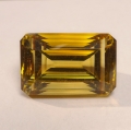 19.60 ct. VVS ! Goldgelber 20 x 13 mm Oktagon Citrin