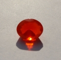 Bild 3 von 1.71 ct. Orange red facett. oval 9.5 x 8 mm Mexico Fire Opal