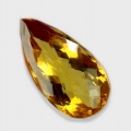 Bild 1 von 25.62  ct VVS! Goldgelber 28 x 14.6 mm Brasilien Citrin Tropfen