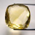 Bild 2 von 22.45 ct.  Goldgelber 16.1 x 16 mm Brasilien Cushion Citrin