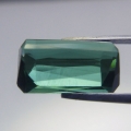 Bild 2 von 1.20 ct. Augenreiner bläulich grüner 8.2 x 4.8 mm Mosambik Turmalin