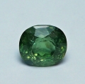 6.06 ct . Natürlicher grüner ovaler 11.3 x 10.3 mm Brasilien Apatit. 