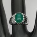 Bild 3 von Reizender 925 Silber Ring mit echtem 1.62 ct. Afrika Chrysopras  GR 54,5