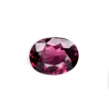 Bild 1 von 1.363ct. Eye clean red purplisch 7.6 x 6 mm  Rhodolite Garnet Gemstones