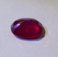 Bild 2 von 7.47 ct. Beatiful red oval 132.8 x 10.1 mm Mozambique Ruby