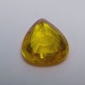 Bild 2 von 0.99 ct. Schöner goldgelber 6.7 x 6 mm  Saphir Tropfen. 