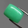 13.41ct. Pastel green 15.7 x 11.8mm Cabochon Chrysoprase from Madagascar
