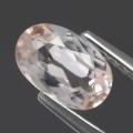 Bild 1 von 0.97 ct  VS! Ovaler 7.5 x 5.0 mm Pfirsich Pink Morganit (Pink Smaragd)