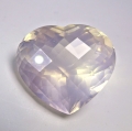 20.50 ct. Big eye clean 19.8 x 17.7 mm Rose Quartz Heart