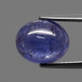  3.56 ct. Oval Blue Violet 10.4 x 8.5 mm Cabochon Tanzanite