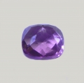 Bild 2 von 5.90 ct. VVS!  Violetter  11 x 11 mm Uruquay Cushion Amethyst im Checkerboard Schliff