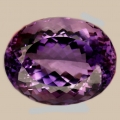 Bild 1 von 43.7 ct. Mächtiiger ovaler 25 x 20 mm Uruquay Amethyst