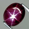 5.51 ct Beautiful Dark Violet Red 10 x 8 mm Mozambique Sternrubin