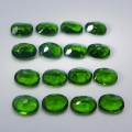 Bild 2 von 2.83 ct. 16 pieces oval natural 4 x 3 mm Chrome Diopside Gems