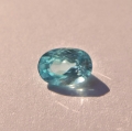 Bild 1 von 1.25 ct. Augenreiner ovaler blauer 7 x 5 mm Kambodscha Zirkon