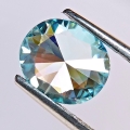 Bild 2 von 1.49 ct IF! Ovaler blauer 7.8 x 6.7 mm Brillantschliff Kambodscha Zirkon