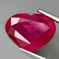 4.33 ct. Fascinating Pink Red 11.6 x 9 mm Mozambique Ruby Heart