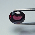 Bild 1 von 1.71 ct. Augenreiner roter ovaler 7 x 5.7 mm Tansania Zirkon