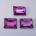 Bild 2 von 2.75 ct. VS! 3 Pieces Natural Pink Violet Tanzania Rhodolite Garnet Gems
