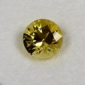 1.46 ct. VS! Zauberhafter runder 7.4 mm Brasilien Brillantschliff Goldberyll