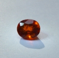1.55 ct. Orange oval 7.5 x 6.4 mm Namibia Spessartin Garnet