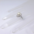 Bild 3 von 925 Silver Heart Design Ring with China Cultured Pearl, Size 7,5 (Ø 17.5 mm)