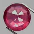 Bild 2 von 11.49 ct. Sehr schöner großer runder 13.7 mm Mosambik Rubin