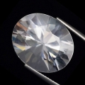 15.86ct  Diamantweißer ovaler 18.7 x 15.5mm Brillant Schliff Quarz aus Brasilien