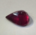 Bild 2 von 3.90 ct. Cherry red  11.2 x 8.9 mm Rhodolite Garnet Pear
