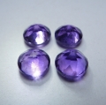 Bild 2 von 5.4 ct. 4 pieces  round 7 mm Bolivia Amethyst Gems