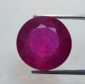 Bild 2 von 7.40 ct. Big round pink red 11 mm Mozambique Ruby
