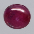 12.66 ct. Big oval 12.6 x 11..6 mm Tansania Cabochon Ruby
