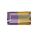 9.00 ct. Eye clean 17 x 9.7 mm Brazilian  Bi- Color Oktagon Ametrin