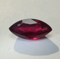 5.13 ct . Big red violet 15.5 x 7.5 mm Rhodolithe Marquise Garnet 